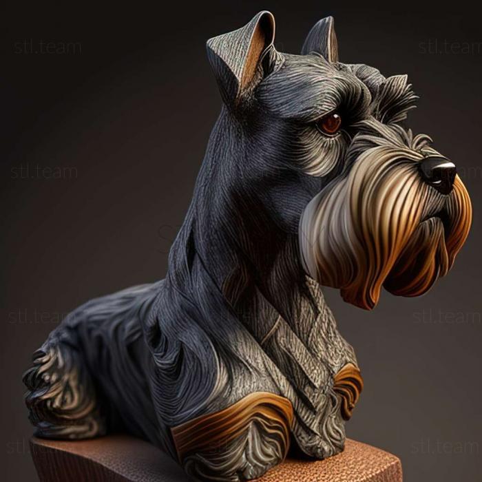 Zwergschnauzer dog